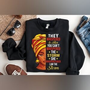 SHEIN Curve Black Sweatshirt with Graphic